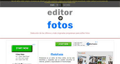Desktop Screenshot of editordefotos.org